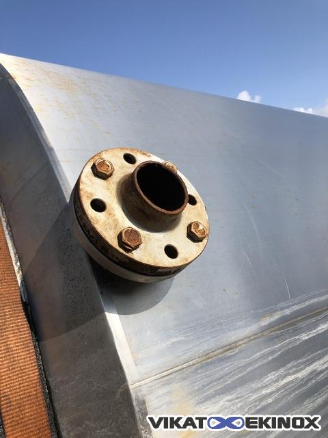 Vacuum jacketed mixing tank 12.5 m3 - S/S 316