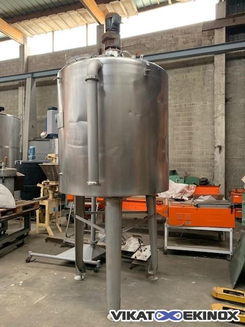 Cuve inox agitée 1500 litres