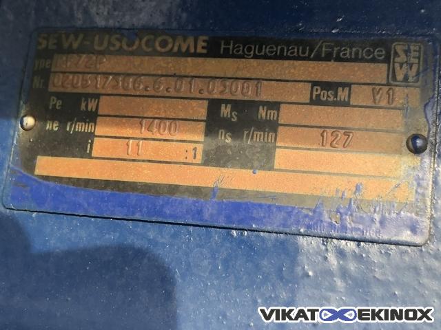 Cuve de mélange 4500 litres inox 316Ti
