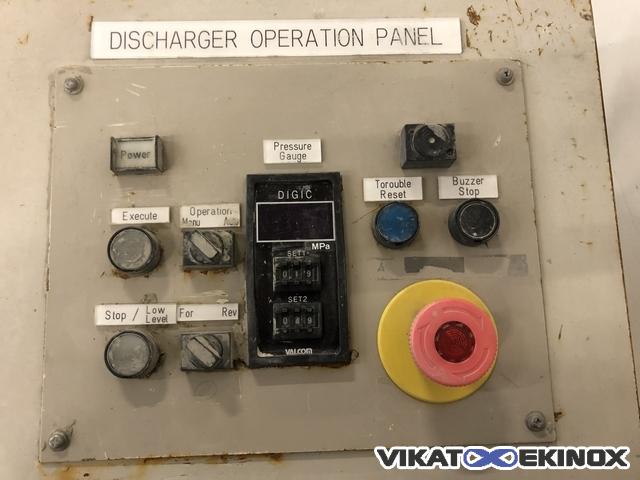 Station de vidage de fût - Presse à plateau