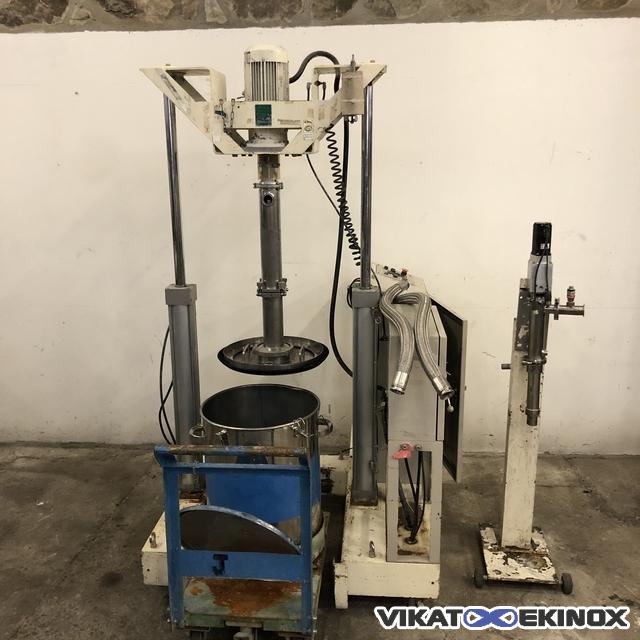 Station de vidage de fût - Presse à plateau