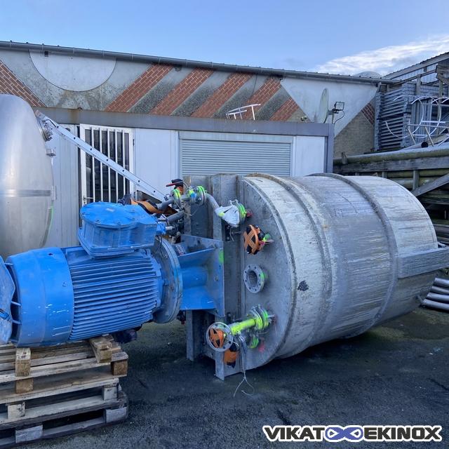 Mélangeur disperseur 3500 litres GRENIER CHARVET cuve acier