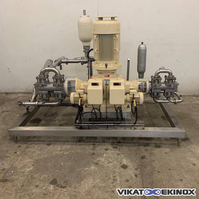 Pompe doseuse BRAN+LUEBBE sur skid