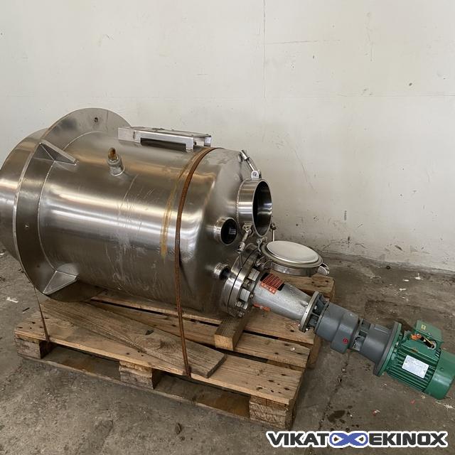 Cuve de mélange 315 litres total - CMV - Inox 316L