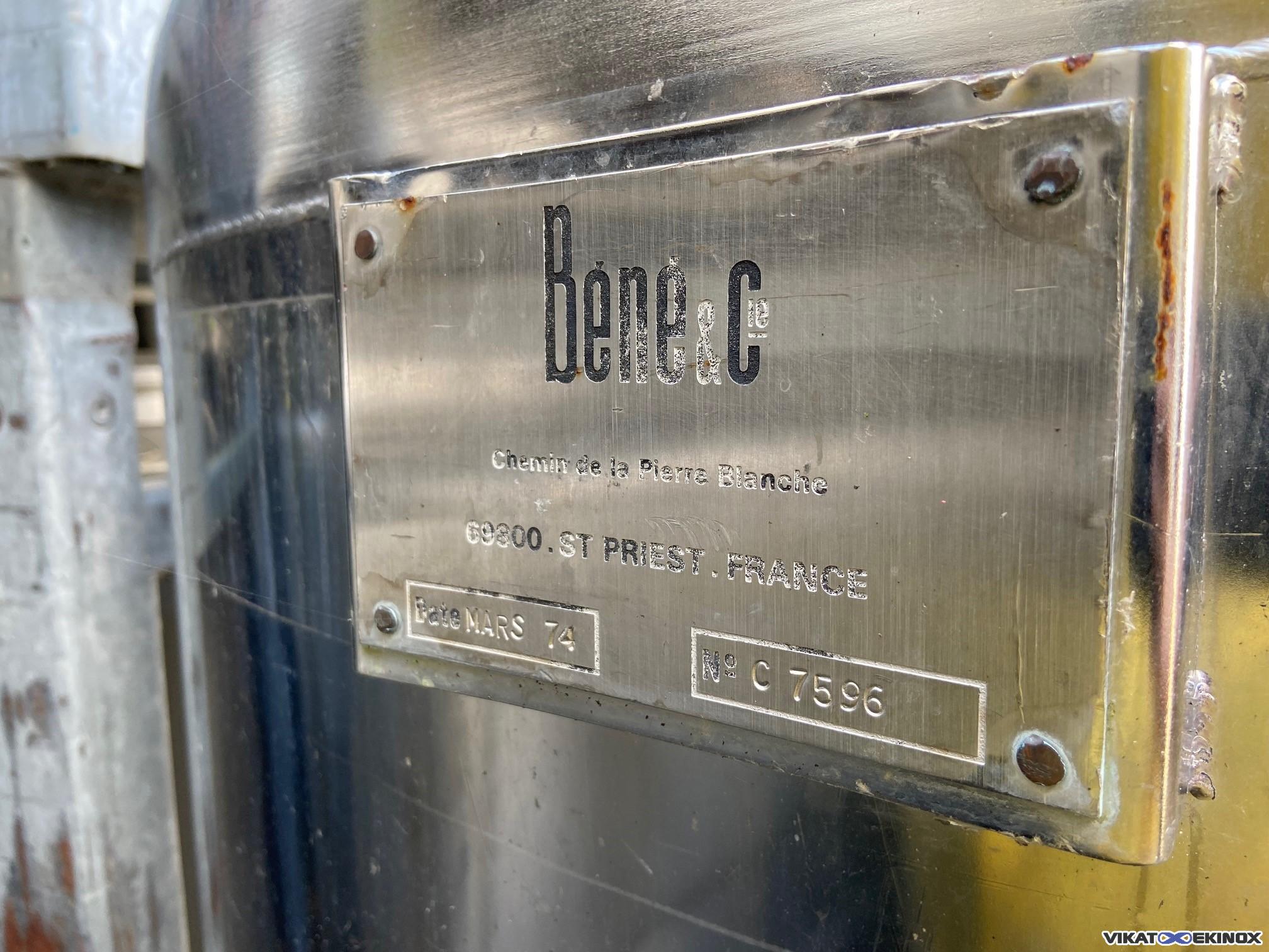 Cuve container 1200 L inox 316