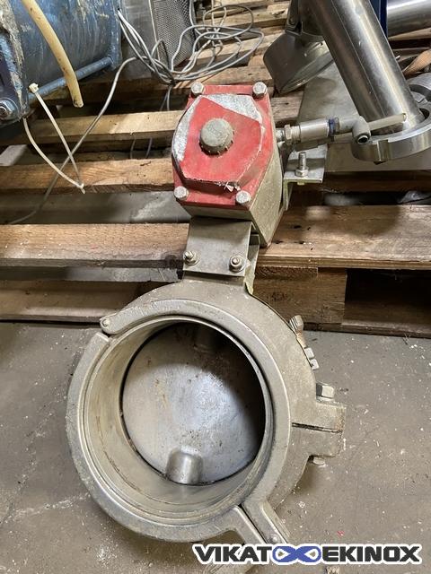 S/S butterfly valve DN150
