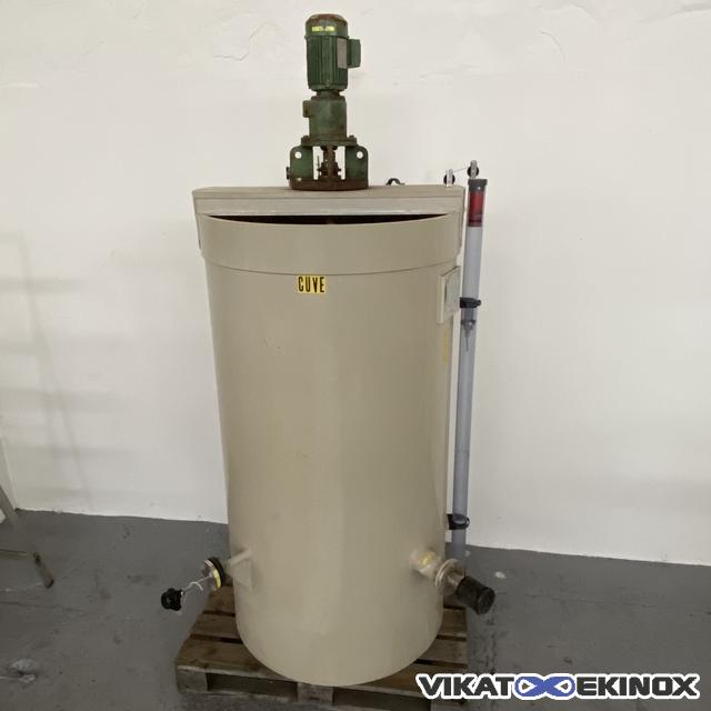Cuve de mélange 1000 litres plastique PPH CADIOU PLASTIQUE