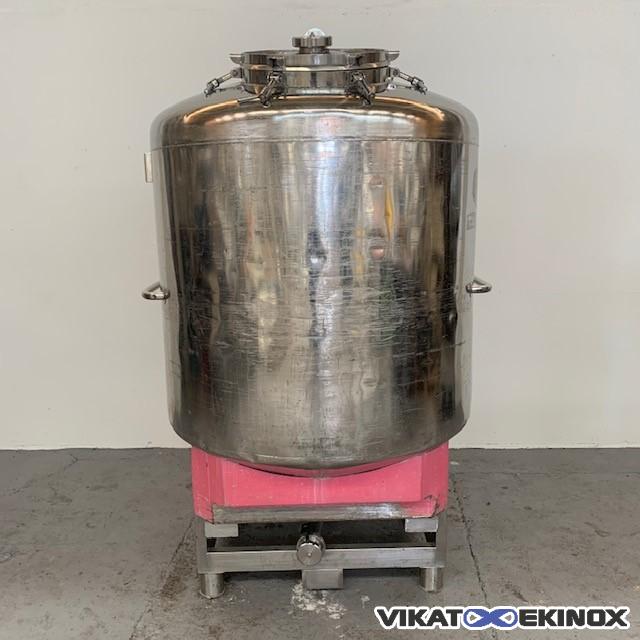 Cuve container 1200 L inox 316