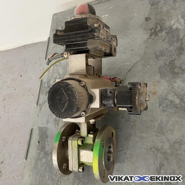 S/S 316 motorized ball valve DN40