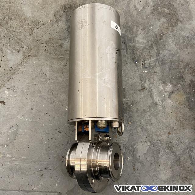 EUROBINOX butterfly valve DN25 clamp S/S 316L
