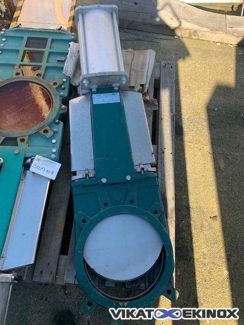 Vanne guillotine pneumatique DN 300 Tecofi