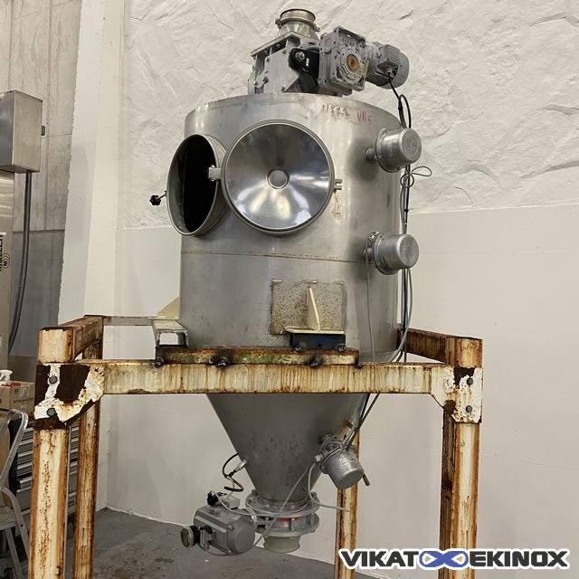 Trémie inox 965 litres