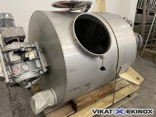 Trémie inox 950 litres
