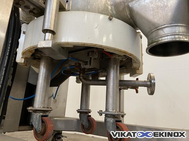 Filtre sécheur agité 0,20m2 COGEIM type FPP 020 inox 316L
