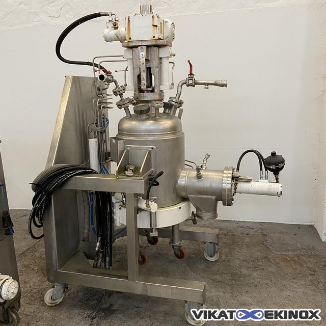 Filtre sécheur agité 0,20m2 COGEIM type FPP 020 inox 316L