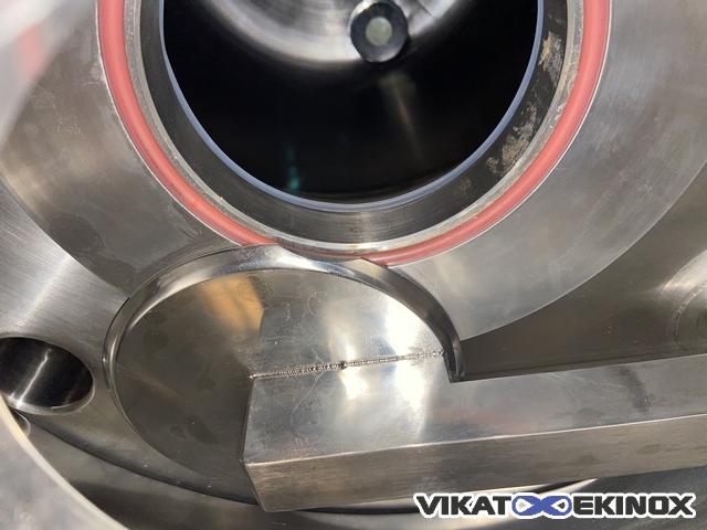 S/S dosing hopper 700 litres with ANAG valve