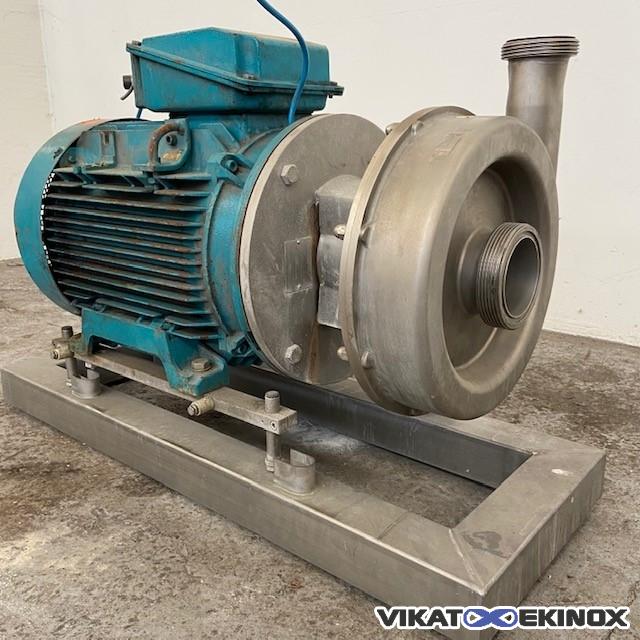 Pompe centrifuge inox 316L ALFA LAVAL type LKH 70/230 SSS 45 kw