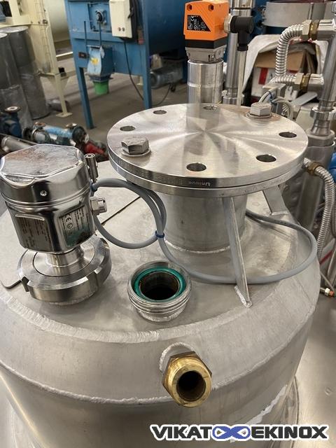 Fondoir inox 60 litres avec 3 pompes
