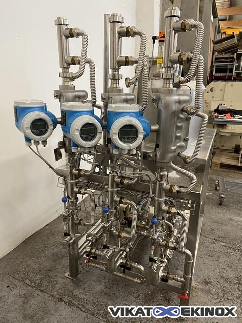 Fondoir inox 60 litres avec 3 pompes
