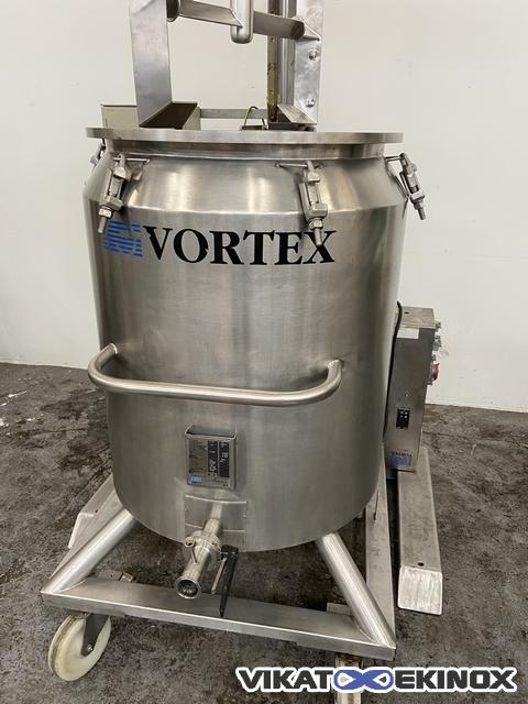 VORTEX S/S rising head mixer 400 litres - double jacket
