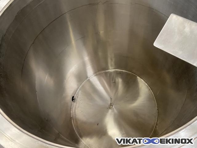 VORTEX S/S rising head mixer 400 litres - double jacket