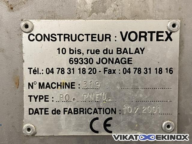 VORTEX S/S rising head mixer 400 litres - double jacket