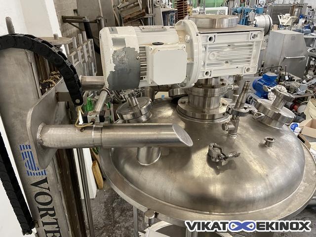 VORTEX S/S rising head mixer 400 litres - double jacket