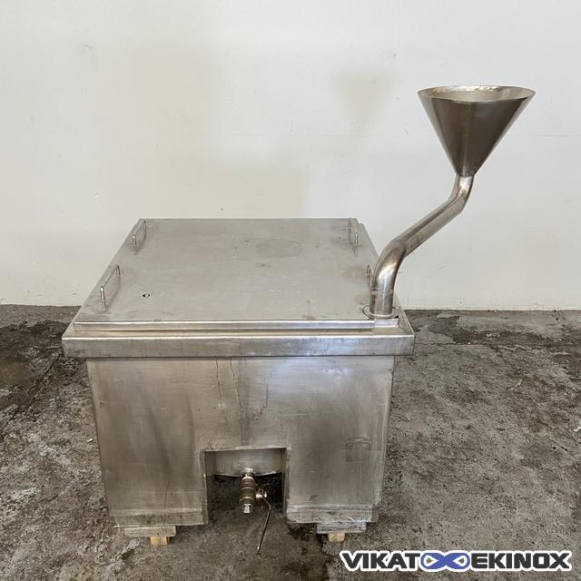 Bac inox 285 litres