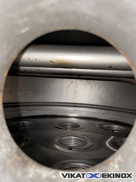REIMELT S/S transfer hopper with filter and rotary valve
