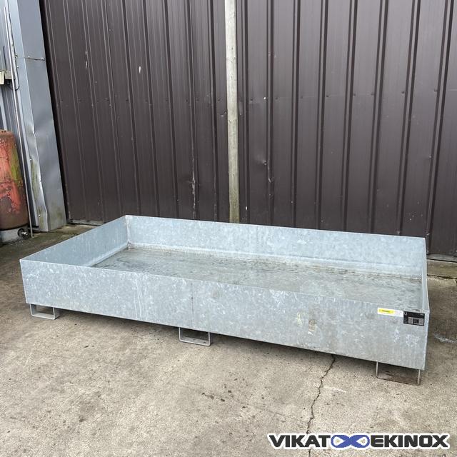 Bac en acier galvanisé 1000 litres BAUER type RW2700-3