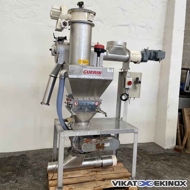 Unité de tamisage GUERIN SYSTEMS inox - Tamis centrifuge - Aimant GOUDSMIT - Ecluse DMN