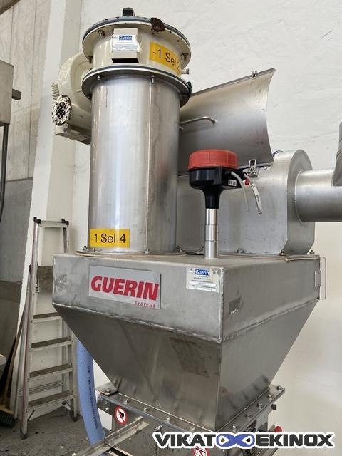 Unité de tamisage GUERIN SYSTEMS inox - Tamis centrifuge - Aimant GOUDSMIT - Ecluse DMN