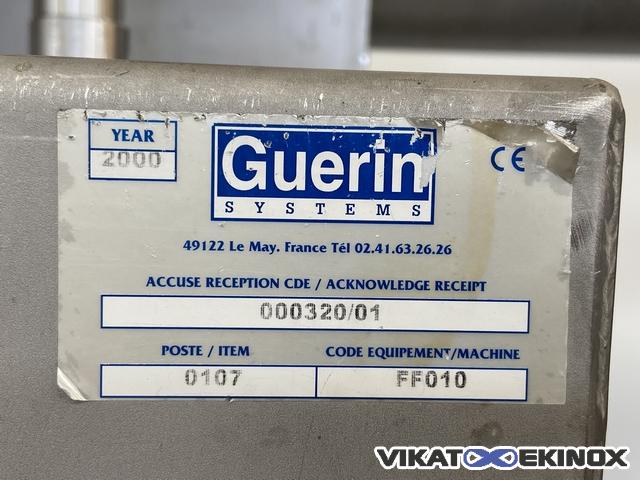 Unité de tamisage GUERIN SYSTEMS inox - Tamis centrifuge - Aimant GOUDSMIT - Ecluse DMN