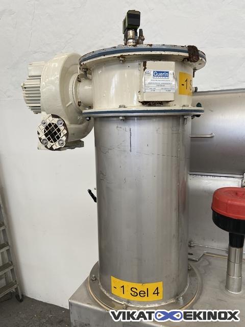 Unité de tamisage GUERIN SYSTEMS inox - Tamis centrifuge - Aimant GOUDSMIT - Ecluse DMN