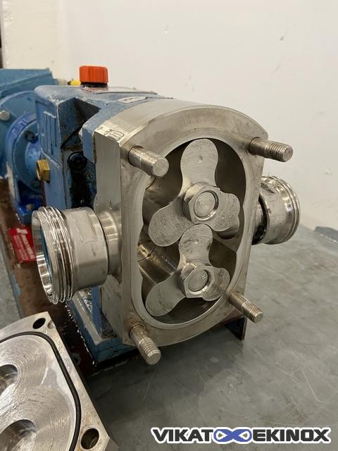 JOHNSON PUMPEN S/S positive displacement pump 3 lobes type PD 21-38