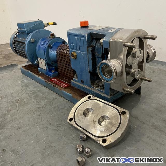 JOHNSON PUMPEN S/S positive displacement pump 3 lobes type PD 21-38