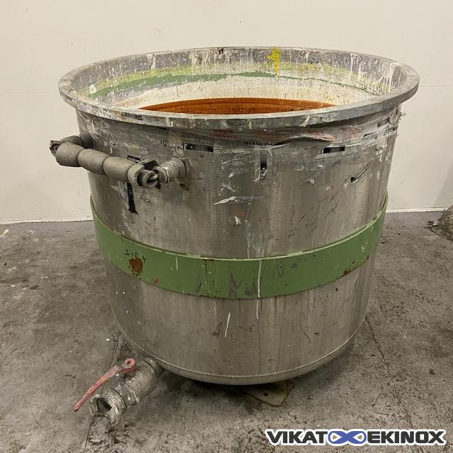 S/S open tank 1200 litres total