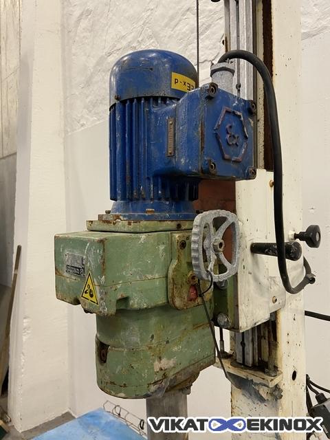 Malaxeur empâteur à tête relevable EUROMELANGE 1.1 kW - 160 à 800 T/min