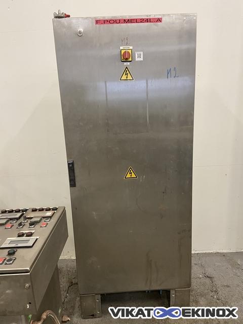 Mélangeur granulateur 24 litres RPA PROCESS AOUSTIN type NOVAMIX NX 24L - Double enveloppe