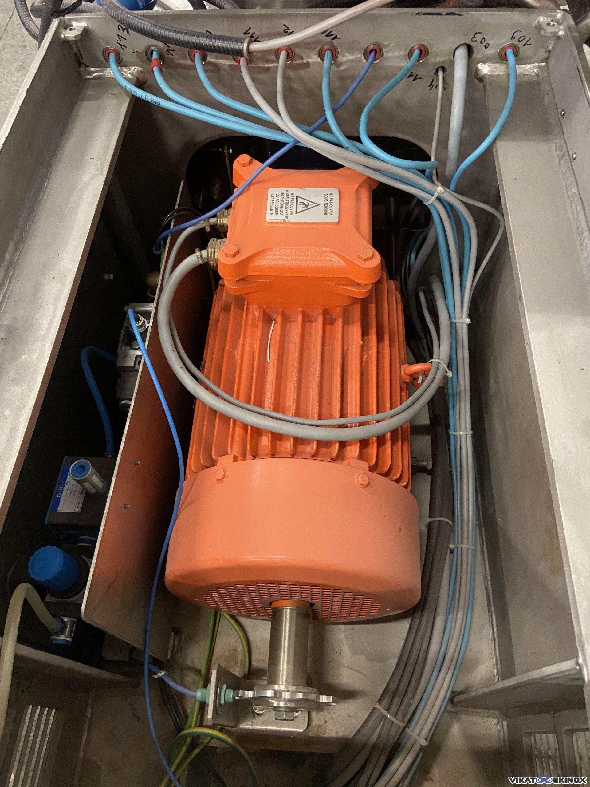 Mélangeur granulateur 24 litres RPA PROCESS AOUSTIN type NOVAMIX NX 24L - Double enveloppe