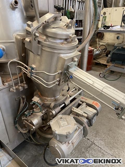 Mélangeur granulateur 150 litres RPA PROCESS AOUSTIN type NOVAMIX NX 150L - Double enveloppe