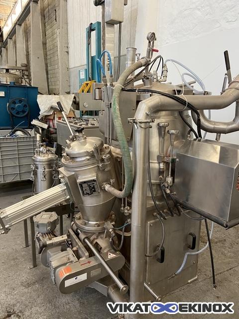 Mélangeur granulateur 150 litres RPA PROCESS AOUSTIN type NOVAMIX NX 150L - Double enveloppe