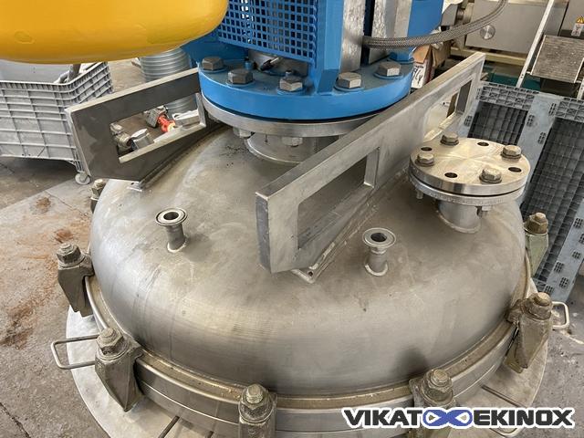 ATCS S/S reactor 710 litres -AGITEC stirrer 15 kw