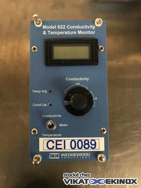 Wedgewood Analytical conductivity and temperature monitor Model 622