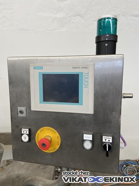 Désaérateur sous vide en continu ROMACO FrymaKoruma type VE-1- Inox 316