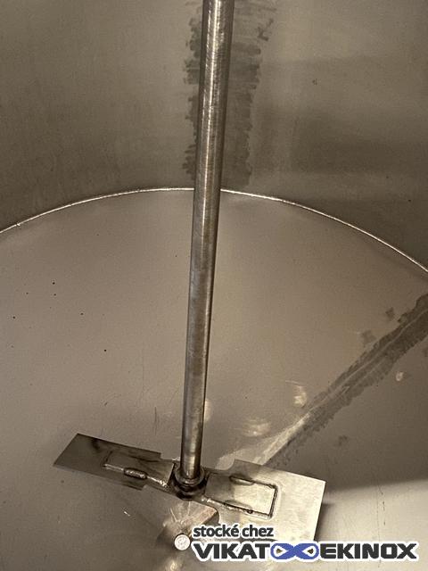Cuve de mélange 1800 litres inox 304