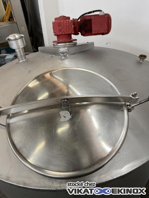 Cuve de mélange 1800 litres inox 304
