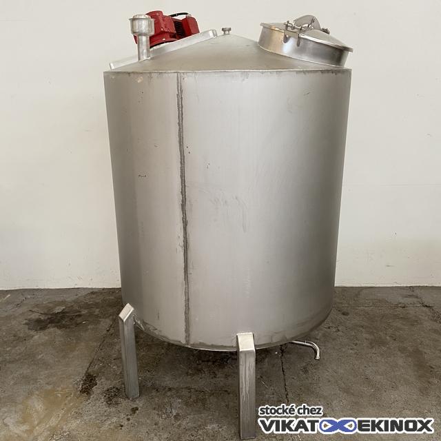 Cuve de mélange 1800 litres inox 304