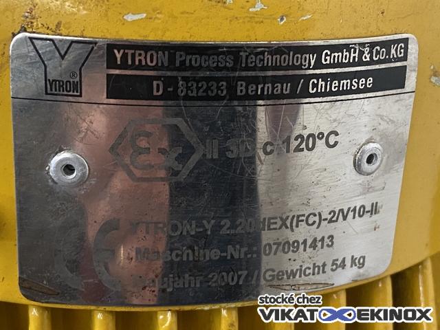 Mélangeur Rotor/Stator à tête relevable 2.2 kw 2845 T/min YTRON-Y - Inox