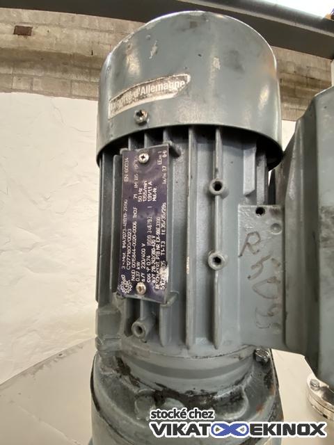 Cuve mélangeuse 3000 litres inox 304 avec calorifuge - Chauffage électrique 3KW